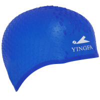 Шапочка для плавання силіконова на довге волосся YINGFA C0061 кольори в асортименті