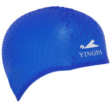 Шапочка для плавання силіконова на довге волосся YINGFA C0061 кольори в асортименті