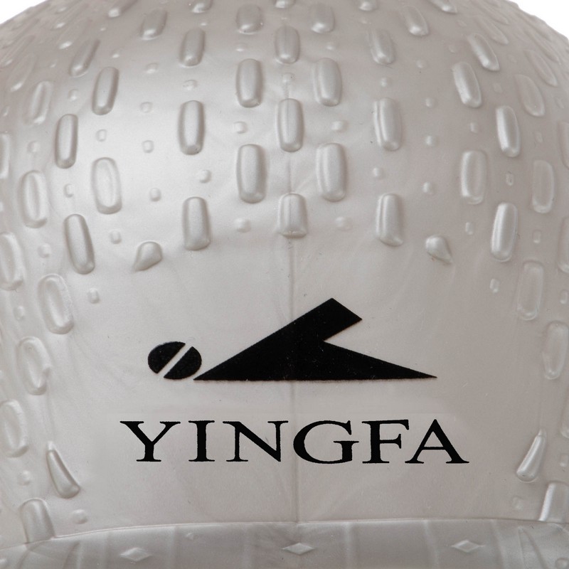 Шапочка для плавання силіконова на довге волосся YINGFA C0061 кольори в асортименті