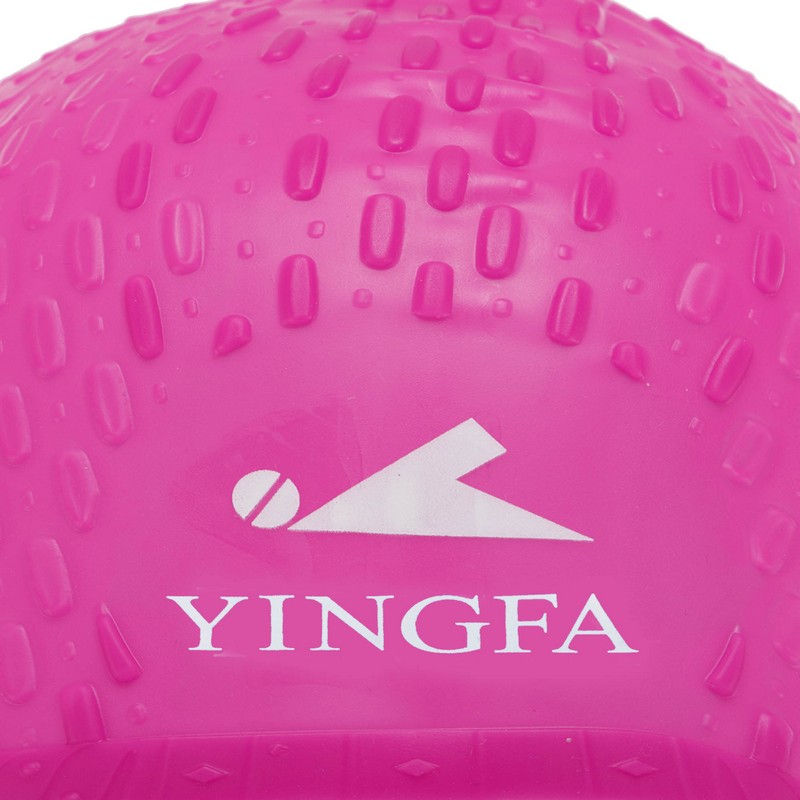 Шапочка для плавання силіконова на довге волосся YINGFA C0061 кольори в асортименті