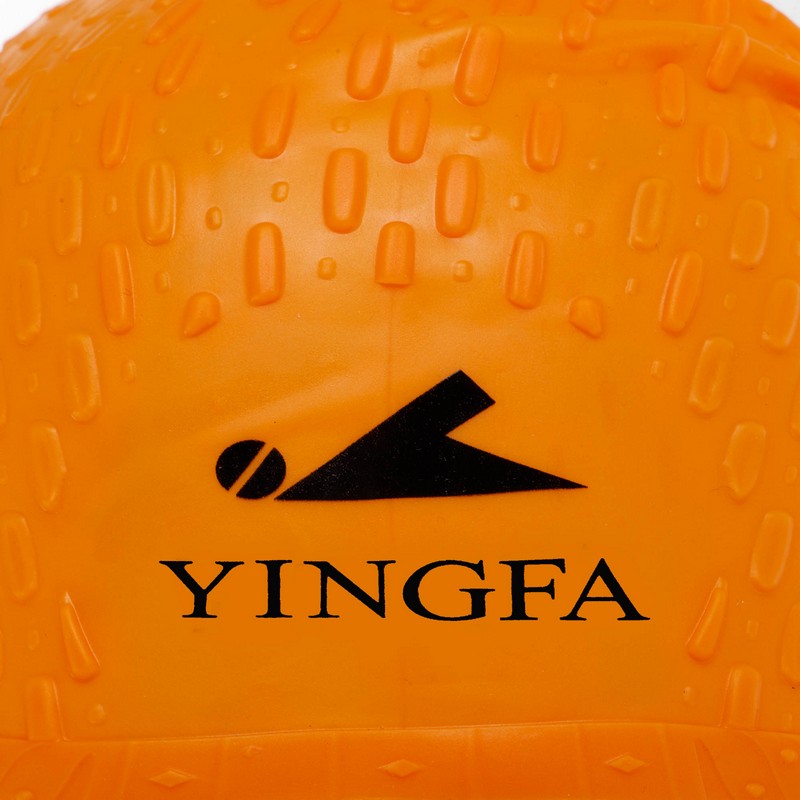 Шапочка для плавання силіконова на довге волосся YINGFA C0061 кольори в асортименті