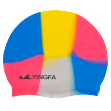 Шапочка для плавання силіконова для дорослих YINGFA CAMOUFLAGE C0065 кольори в асортименті