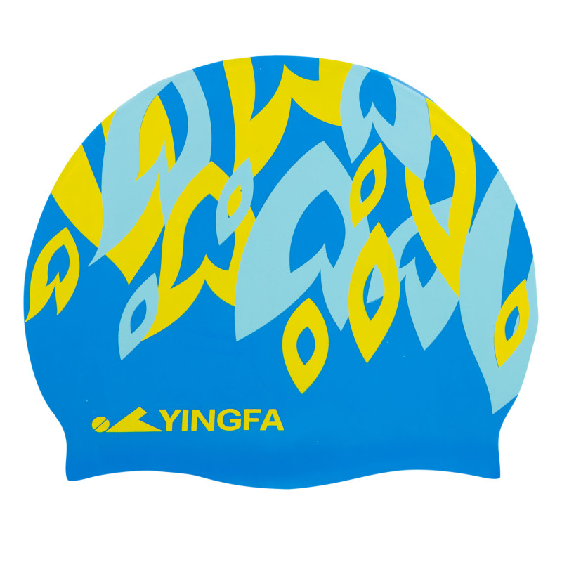 Шапочка для плавання силіконова для дорослих YINGFA C0091 кольори в асортименті