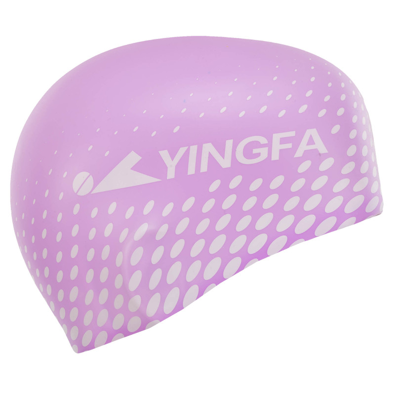 Шапочка для плавання силіконова для дорослих YINGFA C0091 кольори в асортименті