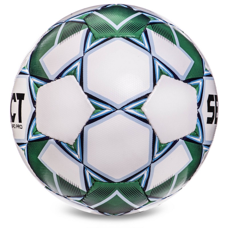 М'яч футбольний SELECT CAMPO-PRO IMS CAMPO-PRO-W №5 білий-зелений