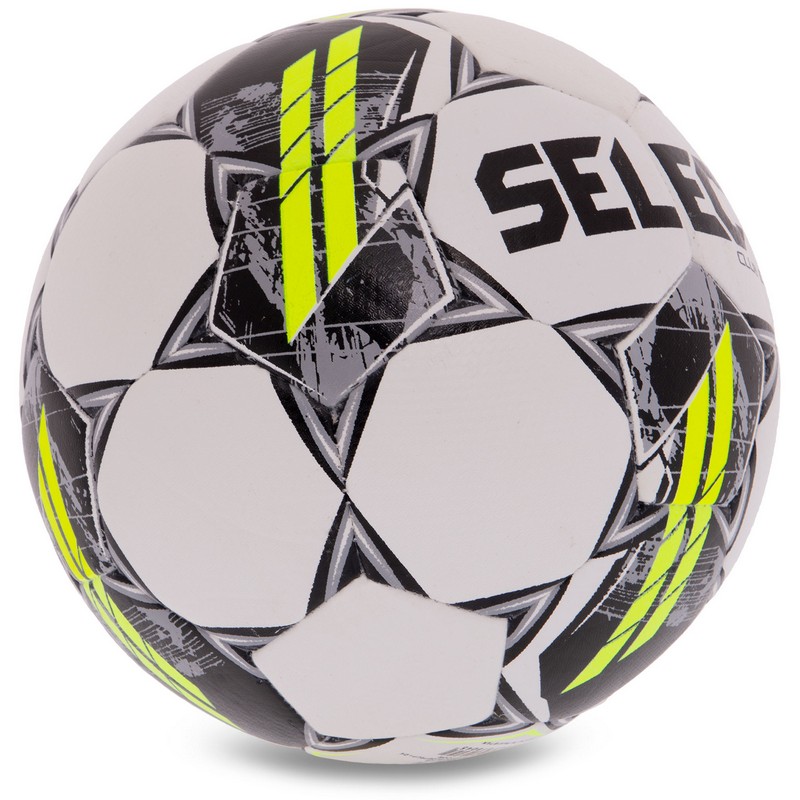 М'яч футбольний SELECT CLUB DB FIFA Basic V23 CLUB-4WGR №4 білий-сірий
