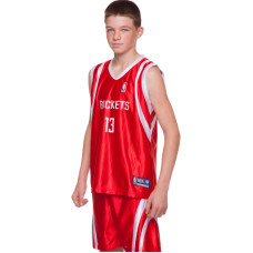 Форма баскетбольна дитяча NBA клуб Houston Rockets, Miami Heat 13 CO-0038 S-2XL кольори в асортименті