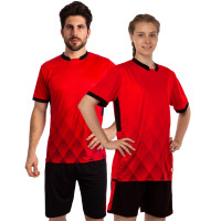 Форма футбольна комплект футболка та шорти SP-Sport Lozenge CO-06 M-3XL кольори в асортименті