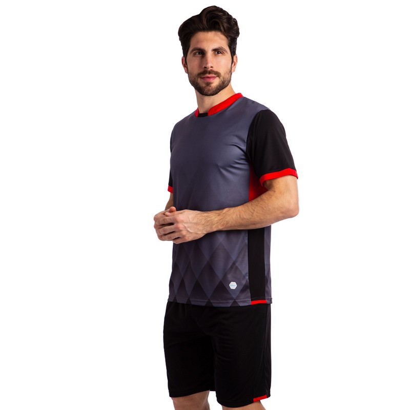 Форма футбольна комплект футболка та шорти SP-Sport Lozenge CO-06 M-3XL кольори в асортименті