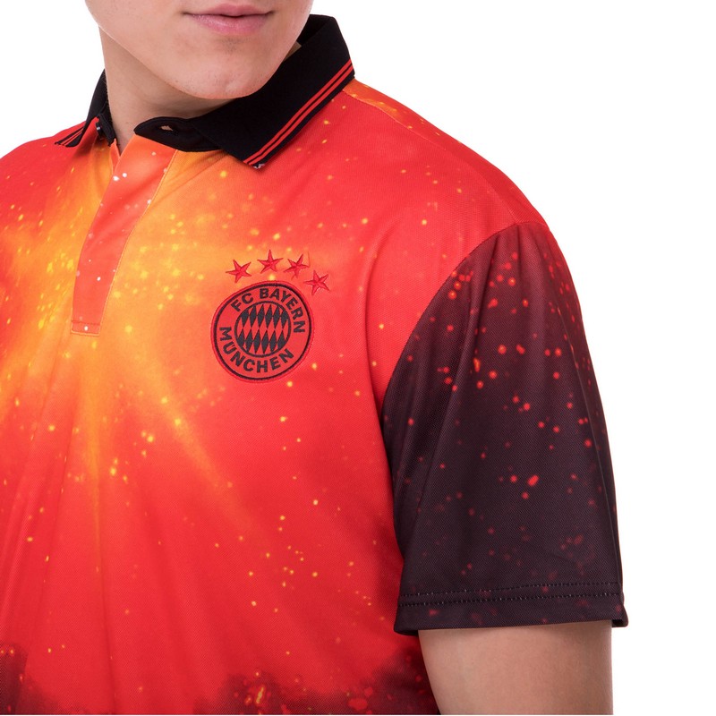 Футболка поло BAYERN MUNCHEN SP-Sport CO-0772 S-2XL коричнево-червоний