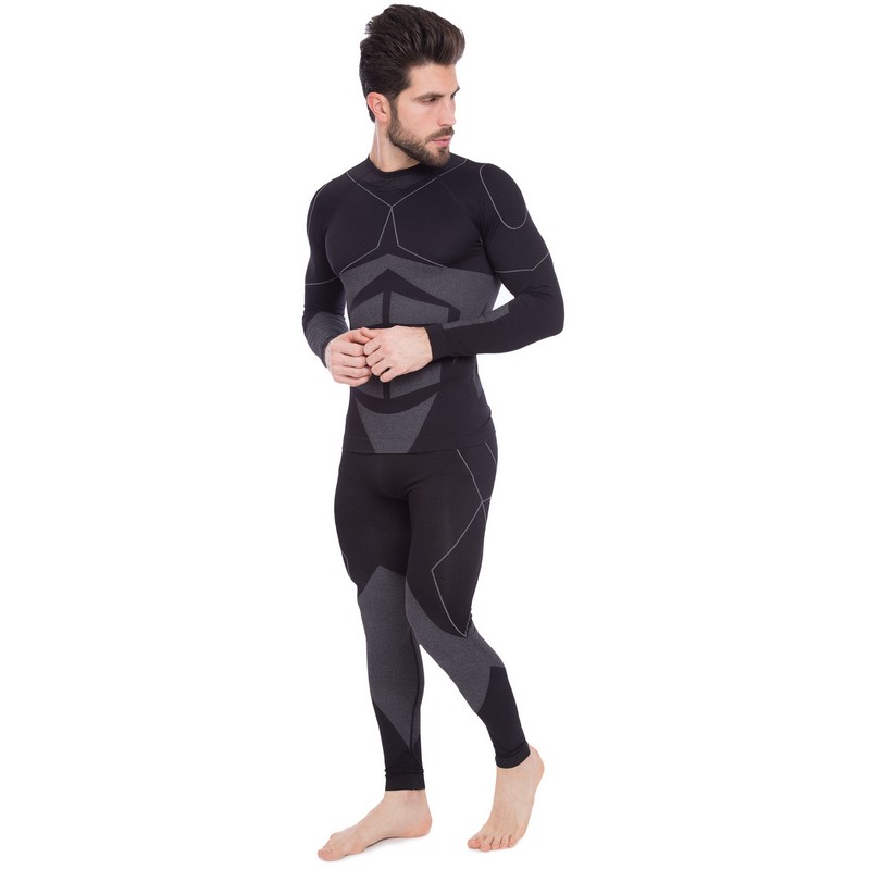 Термоштани для активного спорту чоловічі Zelart CO-2196 розмір L-XL чорний