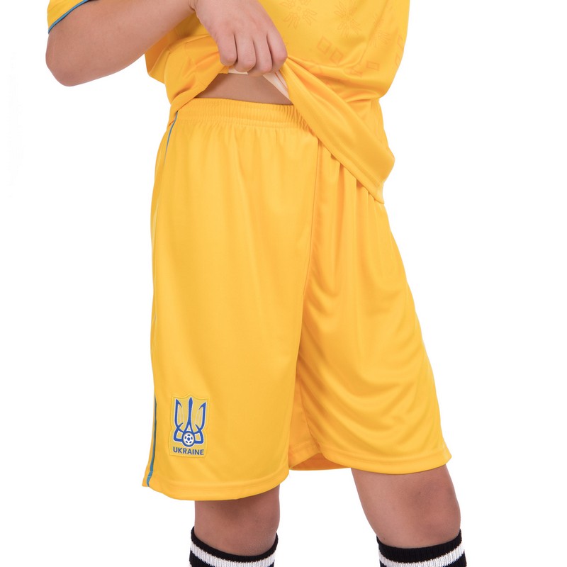 Форма футбольна дитяча з символікою збірної УКРАЇНА SP-Sport CO-3573-UKR XS-XL кольори в асортименті