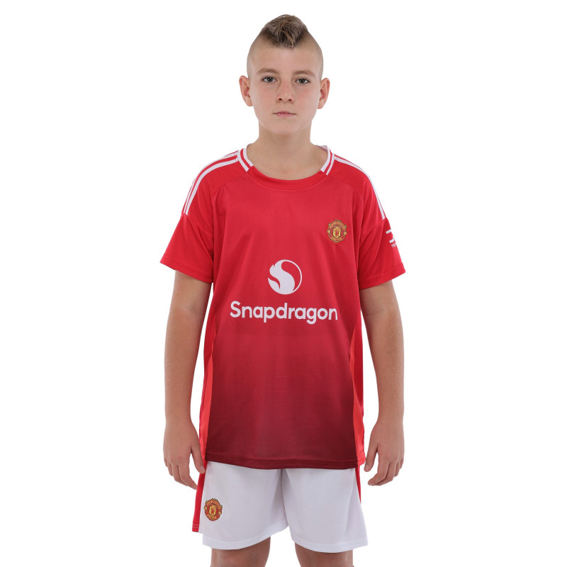 Форма футбольна дитяча із символікою футбольного клубу MANCHESTER UNITED домашня 2024 SP-Sport CO-3761 125-160см червоний