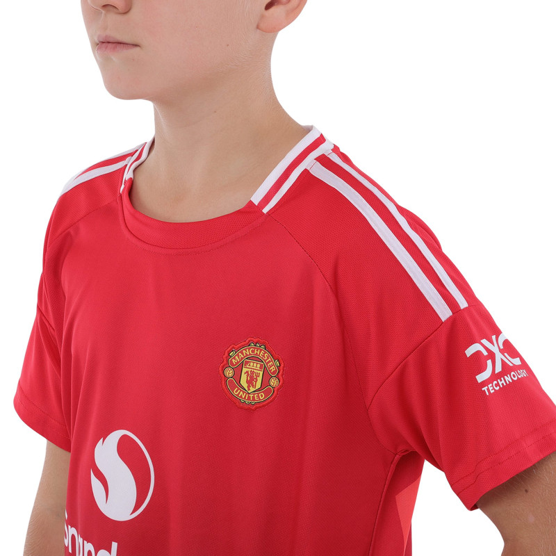 Форма футбольна дитяча із символікою футбольного клубу MANCHESTER UNITED домашня 2024 SP-Sport CO-3761 125-160см червоний