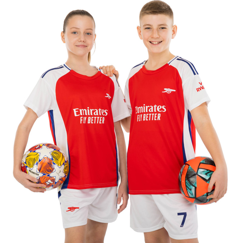 Форма футбольна дитяча із символікою футбольного клубу ARSENAL домашня 2025 SP-Sport CO-4608 20-30 червоний-білий