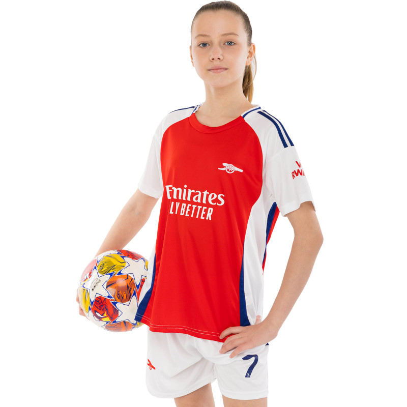 Форма футбольна дитяча із символікою футбольного клубу ARSENAL домашня 2025 SP-Sport CO-4608 20-30 червоний-білий