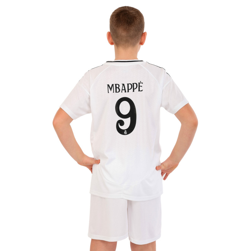 Форма футбольна дитяча із символікою футбольного клубу REAL MADRID MBAPPE 9 домашня 2025 SP-Sport CO-4633 20-30 білий