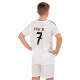 Форма футбольна дитяча із символікою футбольного клубу REAL MADRID VINI JR 7 домашня 2025 SP-Sport CO-4635 20-30 білий