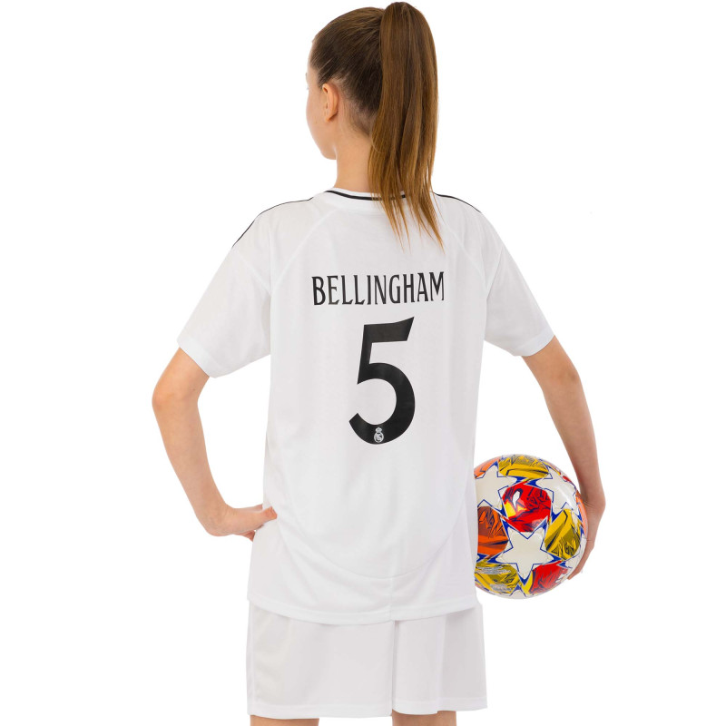 Форма футбольна дитяча із символікою футбольного клубу REAL MADRID BELLINGHAM 5 домашня 2025 SP-Sport CO-4636 20-30 білий