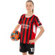 Форма футбольна дитяча із символікою футбольного AC MILAN домашня 2025 SP-Sport CO-4651 20-30 червоний-чорний