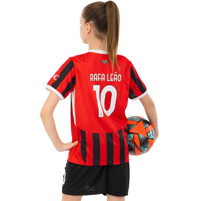 Форма футбольна дитяча із символікою футбольного AC MILAN домашня 2025 SP-Sport CO-4651 20-30 червоний-чорний