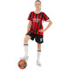 Форма футбольна дитяча із символікою футбольного AC MILAN домашня 2025 SP-Sport CO-4651 20-30 червоний-чорний