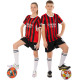 Форма футбольна дитяча із символікою футбольного AC MILAN домашня 2025 SP-Sport CO-4651 20-30 червоний-чорний