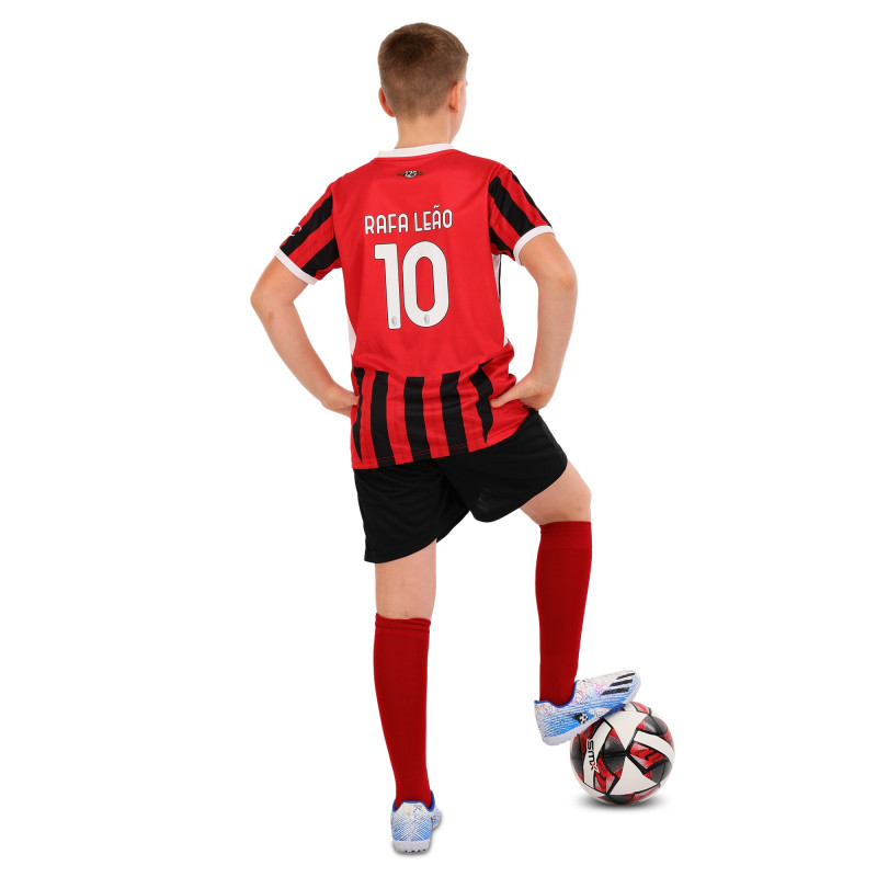 Форма футбольна дитяча із символікою футбольного AC MILAN домашня 2025 SP-Sport CO-4651 20-30 червоний-чорний