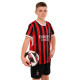 Форма футбольна дитяча із символікою футбольного AC MILAN домашня 2025 SP-Sport CO-4651 20-30 червоний-чорний