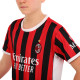 Форма футбольна дитяча із символікою футбольного AC MILAN домашня 2025 SP-Sport CO-4651 20-30 червоний-чорний