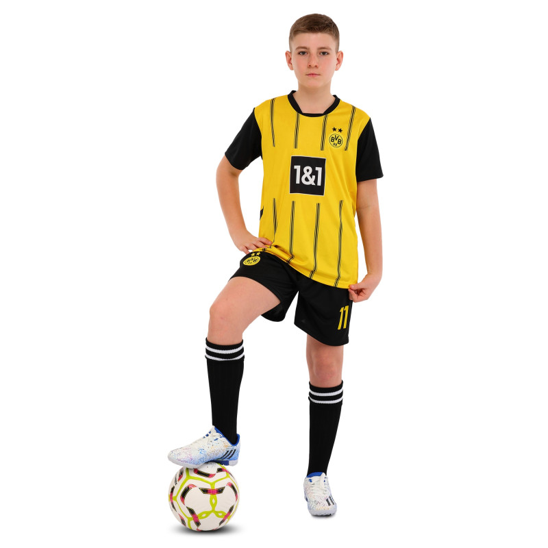 Форма футбольна дитяча із символікою футбольного BORUSSIA DORTMUND домашня 2025 SP-Sport CO-4652 20-30 жовтий-чорний
