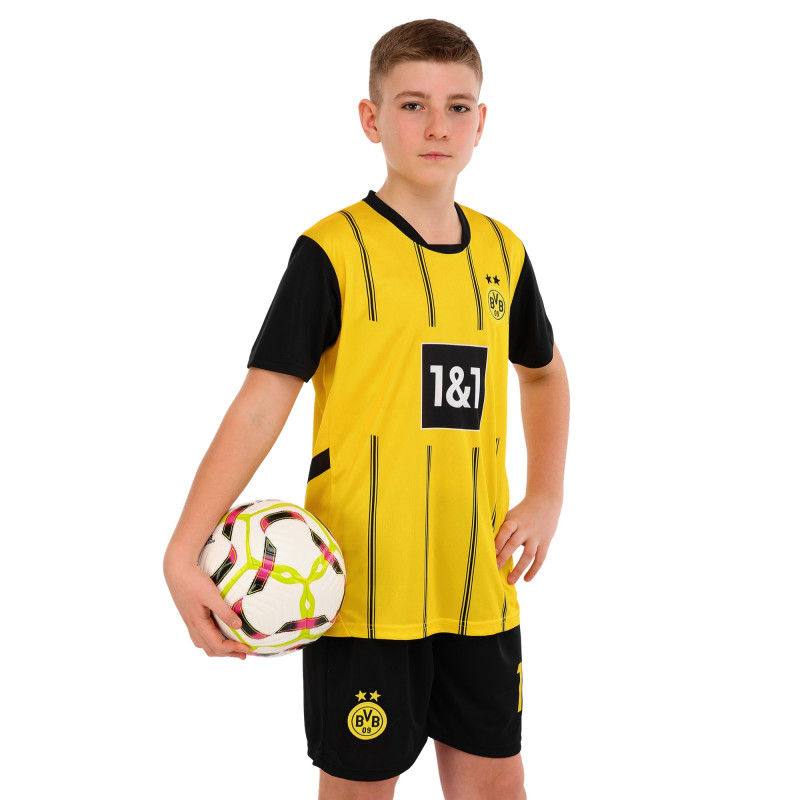 Форма футбольна дитяча із символікою футбольного BORUSSIA DORTMUND домашня 2025 SP-Sport CO-4652 20-30 жовтий-чорний