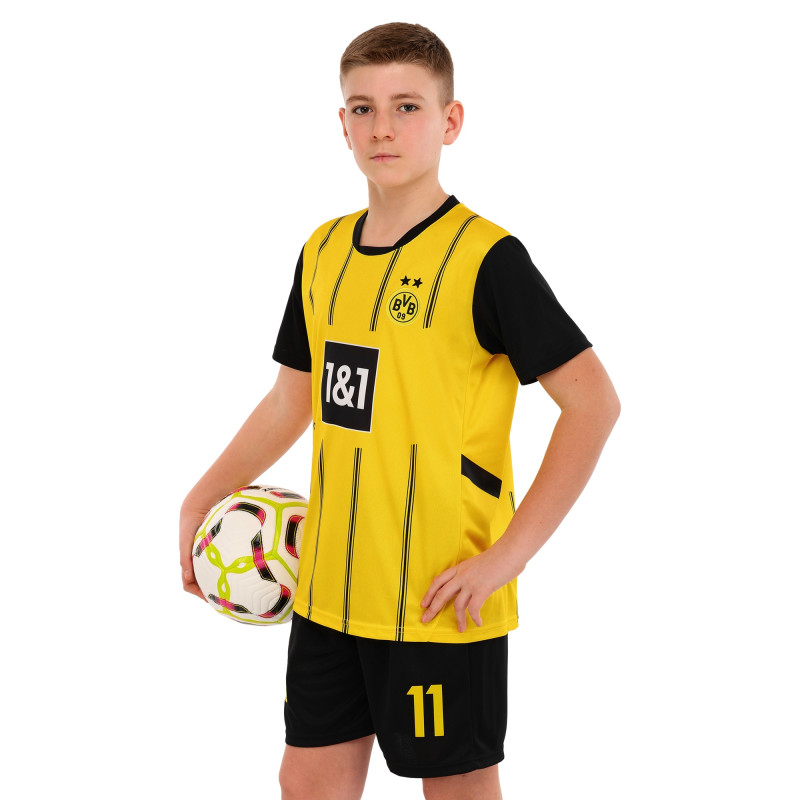 Форма футбольна дитяча із символікою футбольного BORUSSIA DORTMUND домашня 2025 SP-Sport CO-4652 20-30 жовтий-чорний