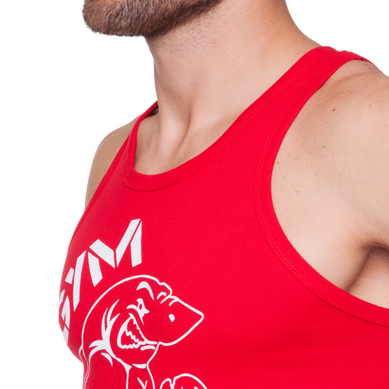 Майка спортивна чоловіча MIXSTAR GYM SHARK CO-5887 S-XL кольори в асортименті