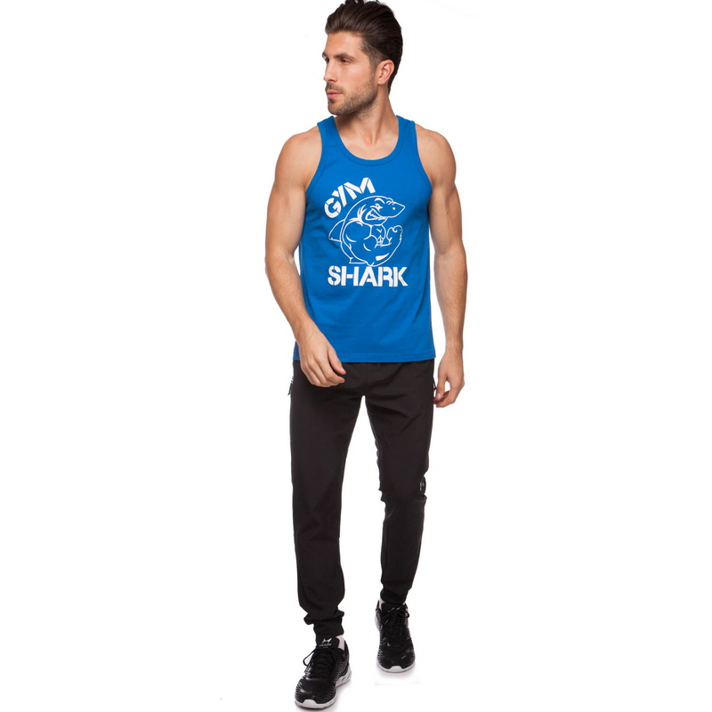 Майка спортивна чоловіча MIXSTAR GYM SHARK CO-5887 S-XL кольори в асортименті