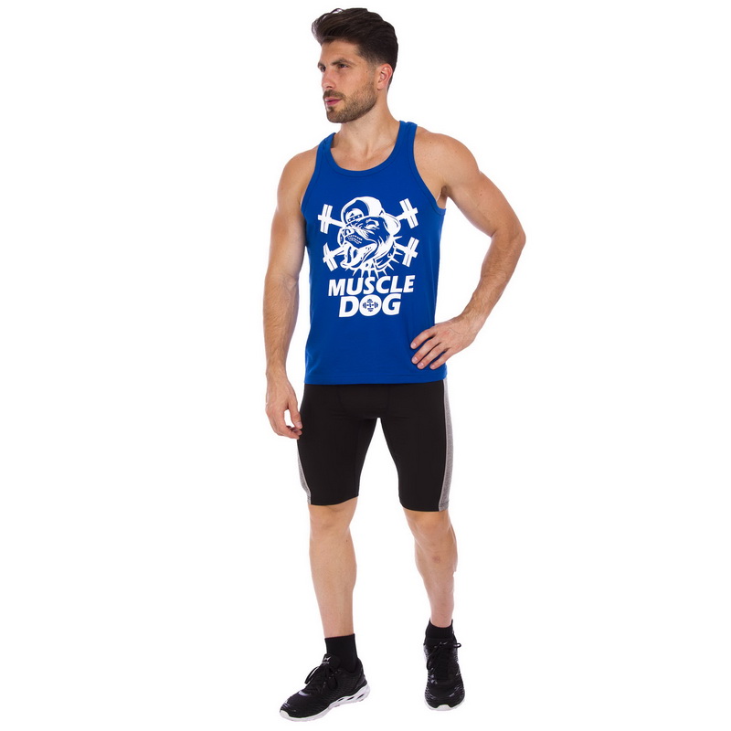 Майка спортивна чоловіча MIXSTAR MUSCLE DOG CO-5903 S-XL кольори в асортименті