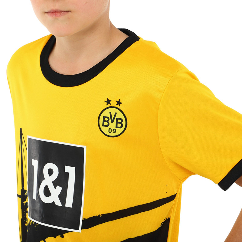 Форма футбольна дитяча із символікою футбольного клубу BORUSSIA DORTMUND домашня 2024 SP-Sport CO-6264 20-28 жовтий-чорний