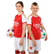Форма футбольна дитяча із символікою футбольного клубу ARSENAL домашня 2024 SP-Sport CO-6276 20-28 червоний-білий