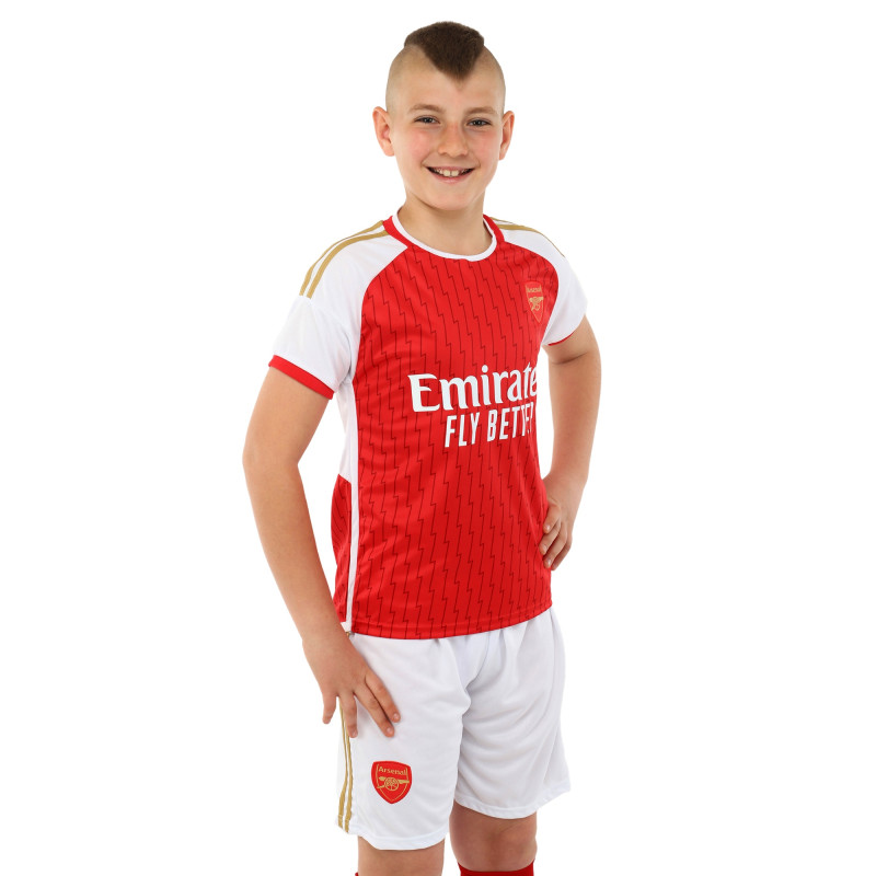 Форма футбольна дитяча із символікою футбольного клубу ARSENAL домашня 2024 SP-Sport CO-6276 20-28 червоний-білий
