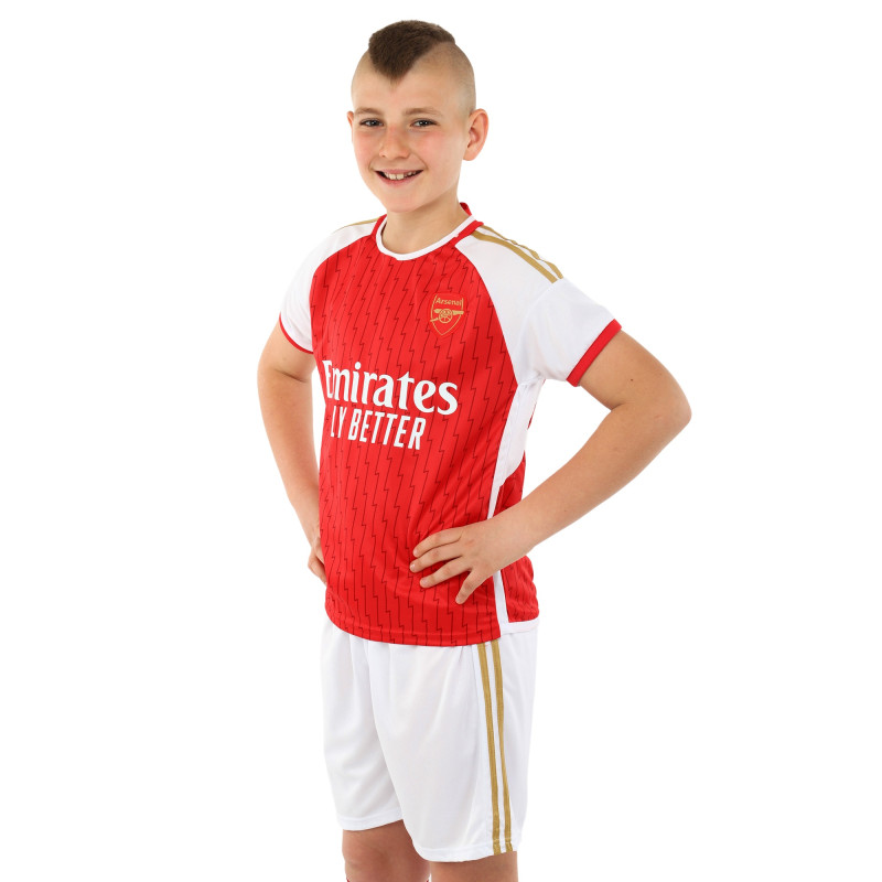 Форма футбольна дитяча із символікою футбольного клубу ARSENAL домашня 2024 SP-Sport CO-6276 20-28 червоний-білий