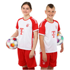 Форма футбольна дитяча із символікою футбольного клубу BAYERN MUNCHEN домашня 2024 SP-Sport CO-6321 20-28 червоний-білий
