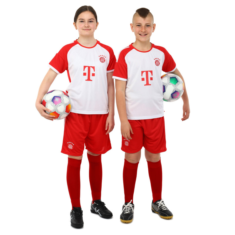 Форма футбольна дитяча із символікою футбольного клубу BAYERN MUNCHEN домашня 2024 SP-Sport CO-6321 20-28 червоний-білий