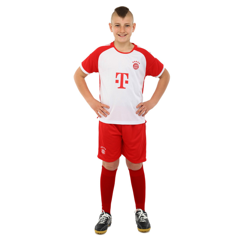 Форма футбольна дитяча із символікою футбольного клубу BAYERN MUNCHEN домашня 2024 SP-Sport CO-6321 20-28 червоний-білий