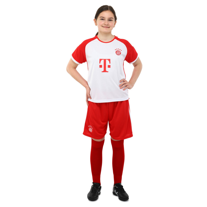 Форма футбольна дитяча із символікою футбольного клубу BAYERN MUNCHEN домашня 2024 SP-Sport CO-6321 20-28 червоний-білий