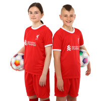 Форма футбольна дитяча із символікою футбольного клубу LIVERPOOL домашня 2024 SP-Sport CO-6327 20-28 червоний-білий