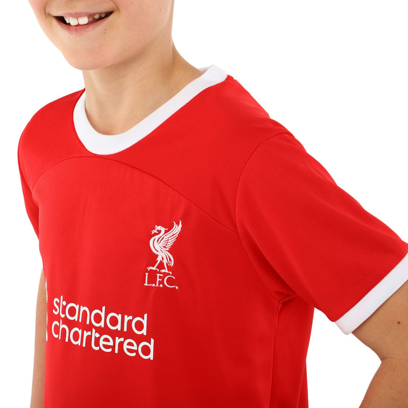 Форма футбольна дитяча із символікою футбольного клубу LIVERPOOL домашня 2024 SP-Sport CO-6327 20-28 червоний-білий