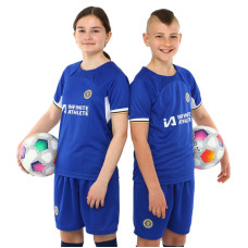 Форма футбольна дитяча із символікою футбольного клубу CHELSEA домашня 2024 SP-Sport CO-6331 20-28 синій