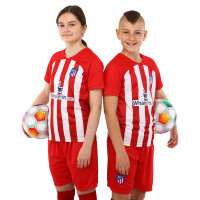 Форма футбольна дитяча із символікою футбольного клубу ATLETICO MADRID домашня 2024 SP-Sport CO-6357 20-28 червоний-білий