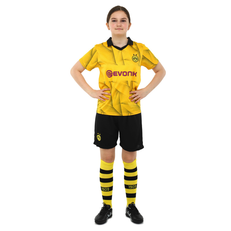 Форма футбольна дитяча із символікою футбольного клубу BORUSSIA DORTMUND гостьова 2024 SP-Sport CO-6358 20-28 чорний