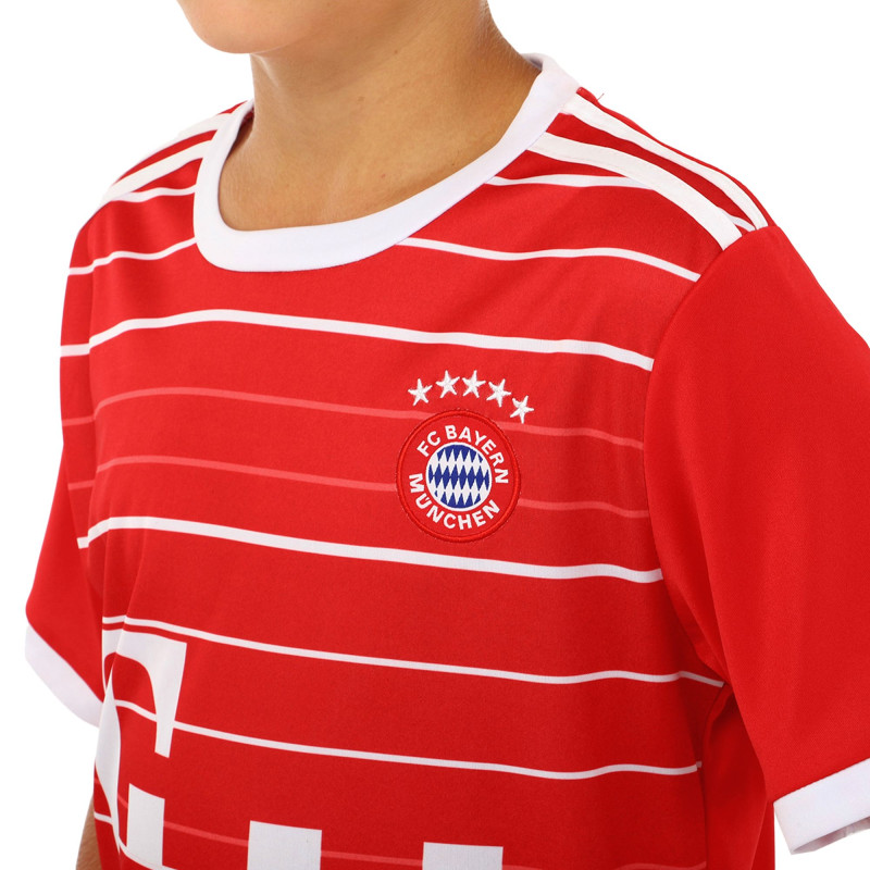 Форма футбольна дитяча із символікою футбольного клубу BAYERN MUNCHEN домашня 2023 SP-Sport CO-7186 XS-XL червоний